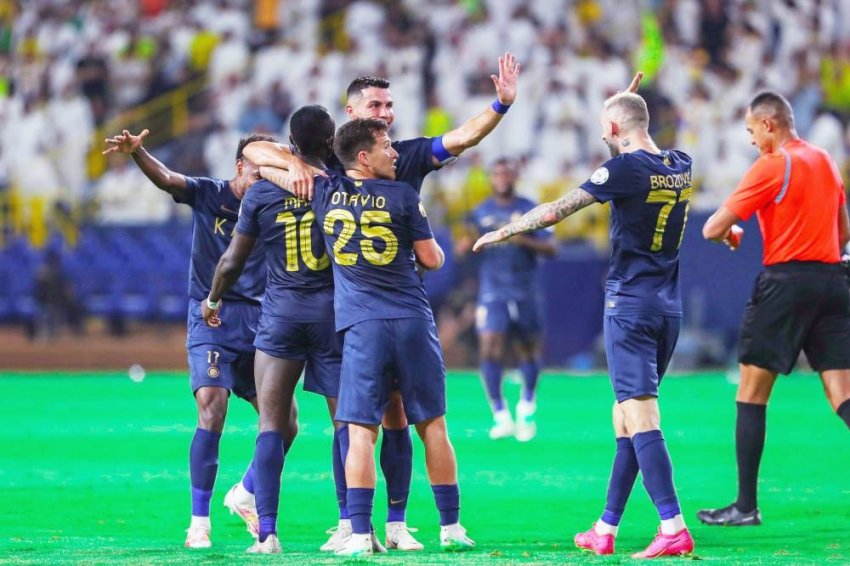 النصر يهزم الشباب برباعية بقيادة  النجم البرتغالي كرستيانو